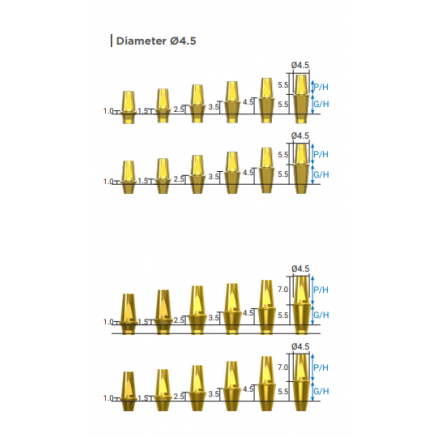 Абатмент G-Diff ACH Medical Co.,Ltd.