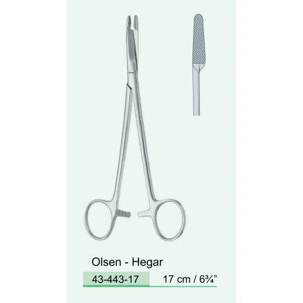 Голкотримач Olsen-Hegar, 17 см (43-443-17) COMED