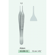 Пінцет Adson, 1:2 зубці, 12 см. (43-295-12)