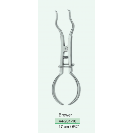 Щипці для клампів Brewer, 17 см (44-201-16) COMED