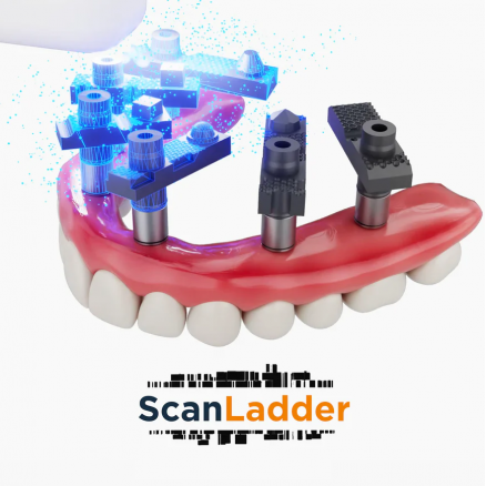 Scan Ladder Direct Titanium — набір титанових скан-боді (8 шт) 